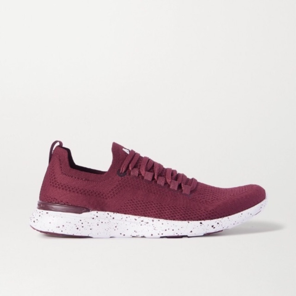 APL Techloom Breeze Sneaker Burgundy/White 8 NIB - Picture 2 of 6